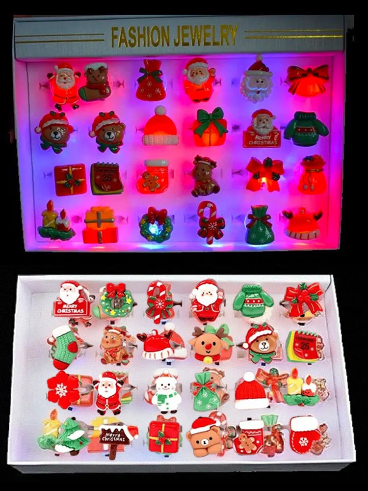 24PCS LED Light-Up Rings