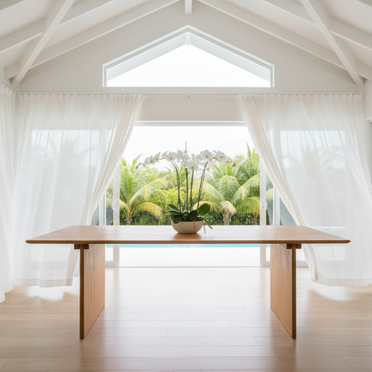 Uma Recycled Solid Teakwood Table – Timeless Elegance & Durability