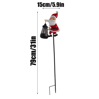 Solar Santa Garden Light