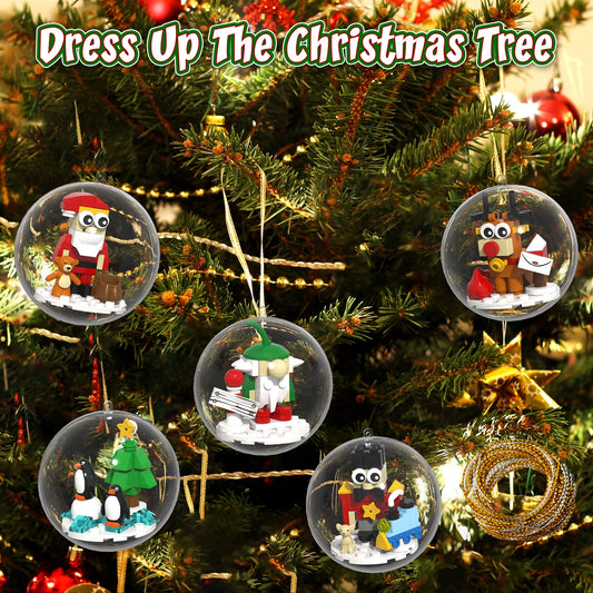 Christmas Tree Decoration Balls - 5 Packs
