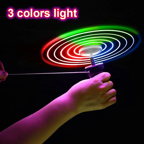 LED UFO Spinning Toy