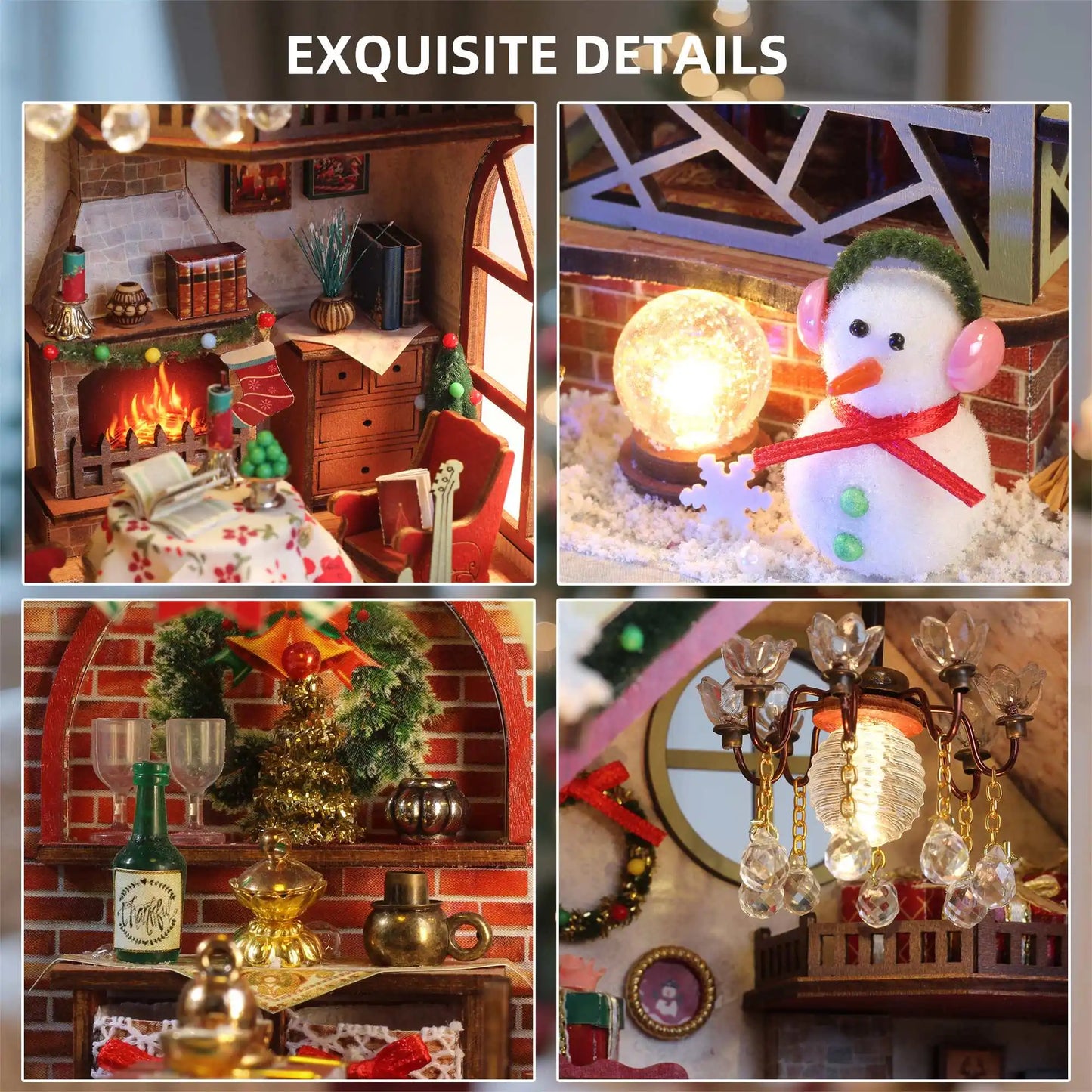 Christmas Dollhouse DIY Kit