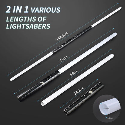 RGB Metal Lightsaber – 7-Color Sword