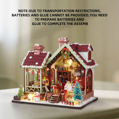 Christmas Dollhouse DIY Kit