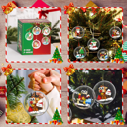 Christmas Tree Decoration Balls - 5 Packs