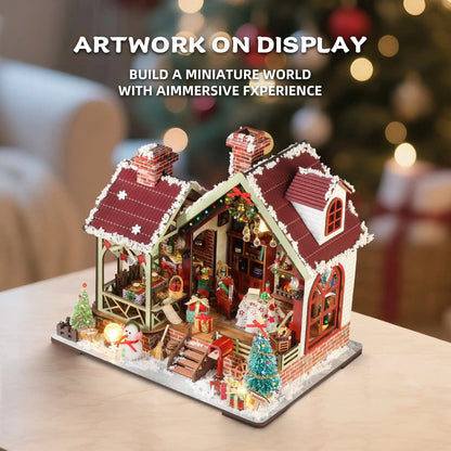 Christmas Dollhouse DIY Kit