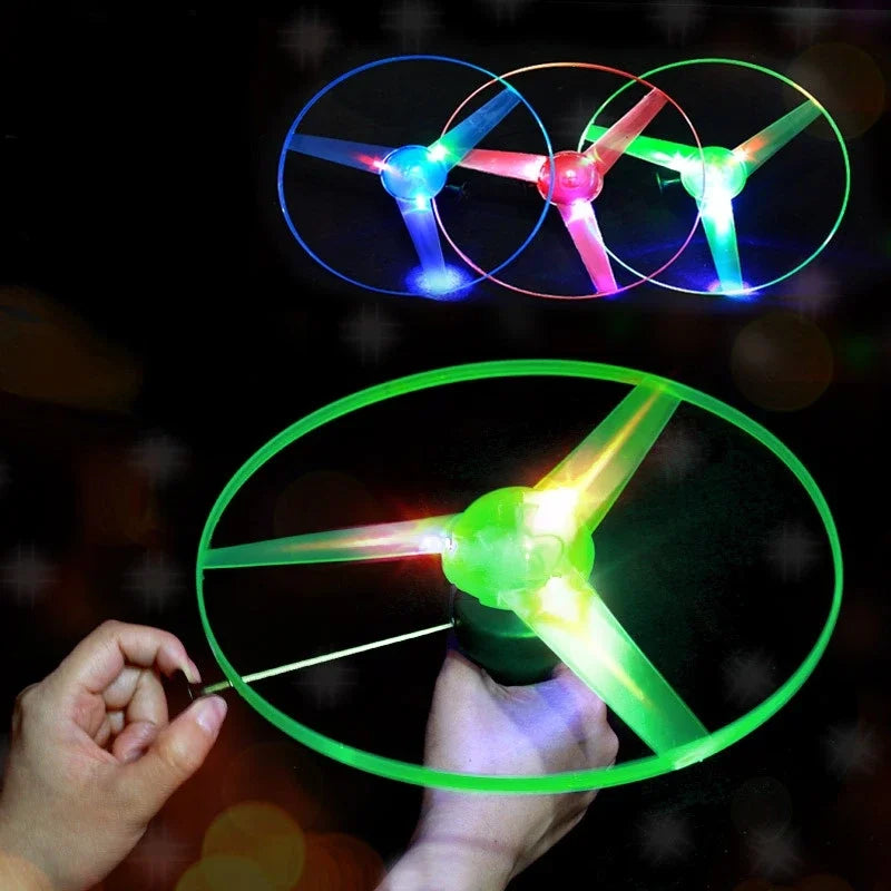LED UFO Spinning Toy