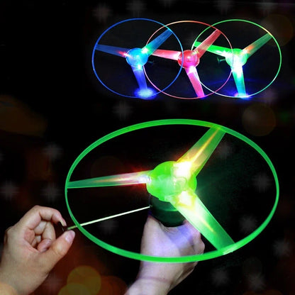 LED UFO Spinning Toy