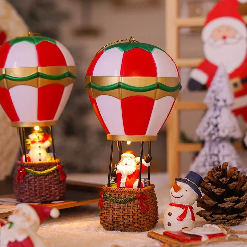 LED Christmas resin ornaments