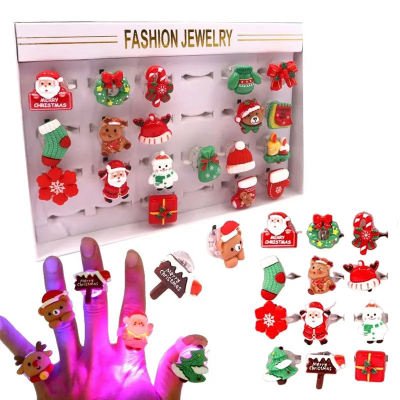 24PCS LED Light-Up Rings