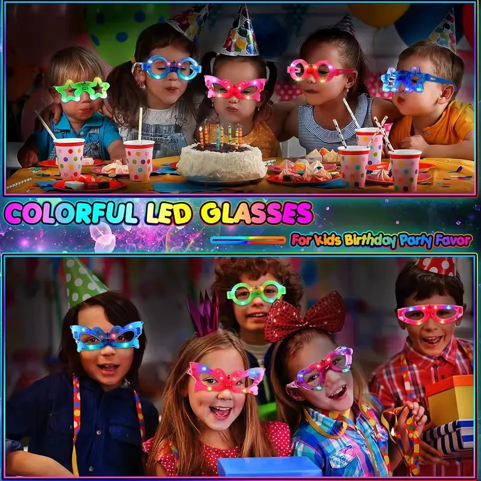 Kids Glow-in-the-Dark LED Glasses