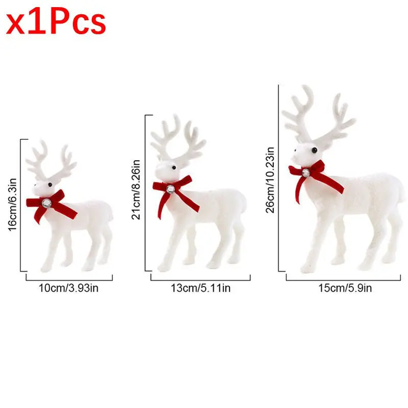 Christmas Plush Reindeer Ornament