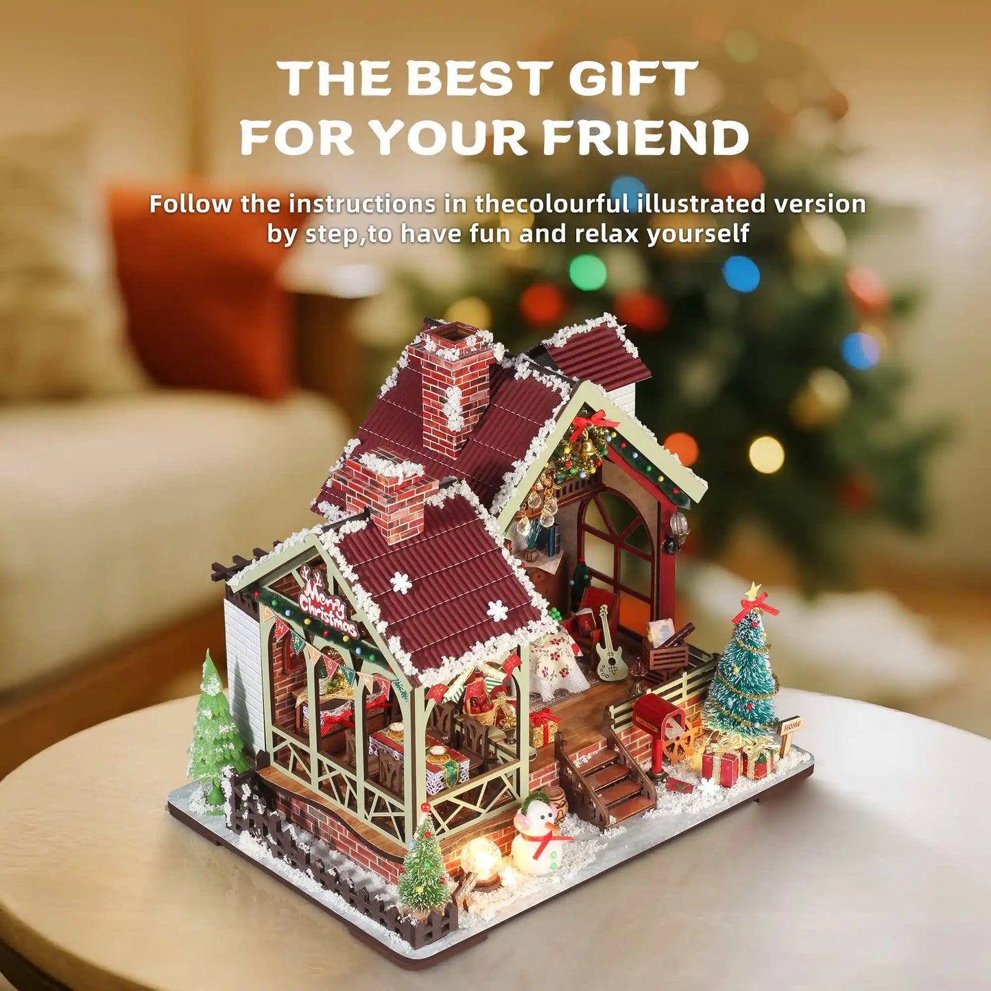 Christmas Dollhouse DIY Kit