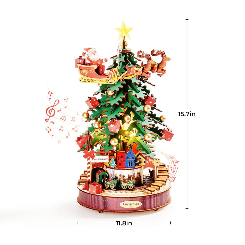 Christmas Tree 3D Music Box
