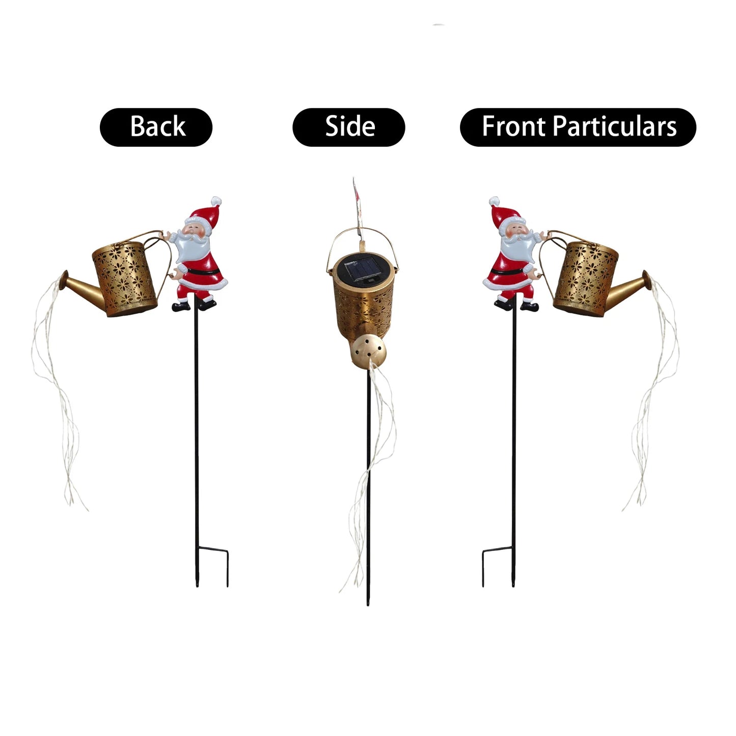 Solar Santa Garden Light