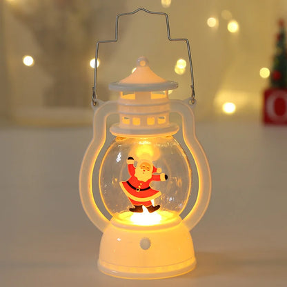 LED Santa & Snowman Lanterns