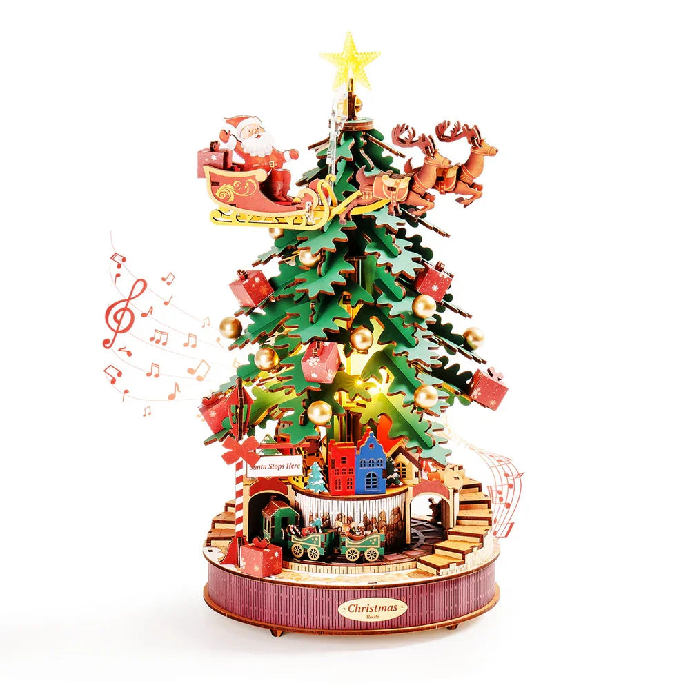 Christmas Tree 3D Music Box