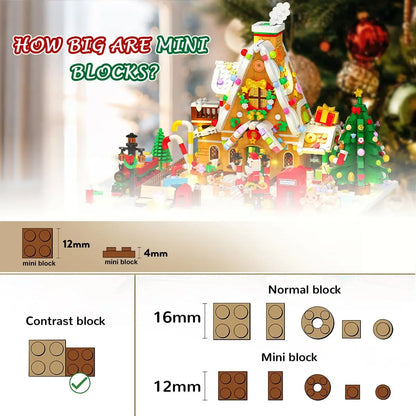 Christmas Advent Gingerbread House Toy