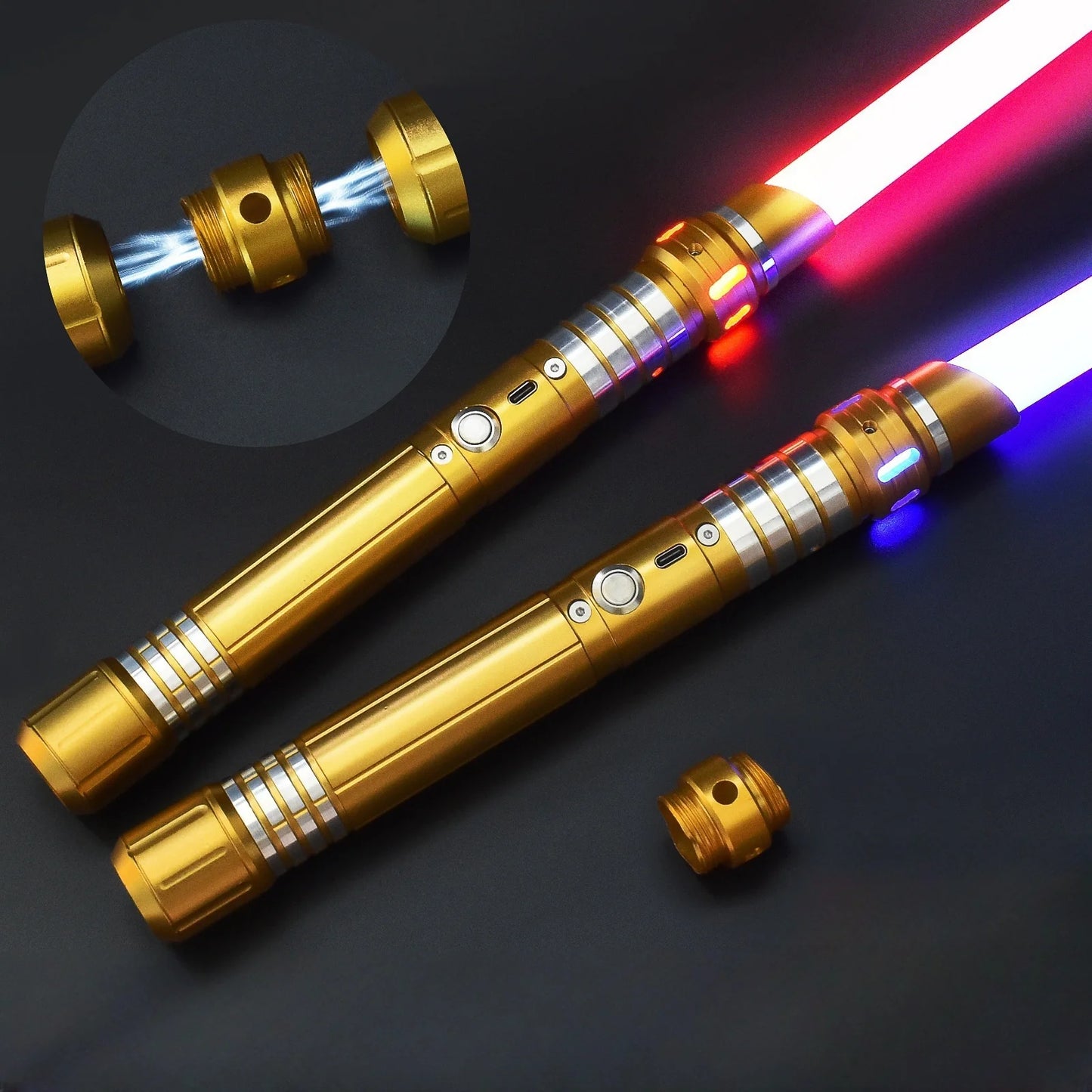 RGB Metal Lightsaber – 7-Color Sword