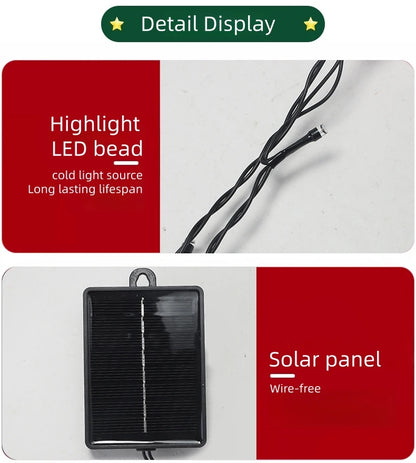 LED Snowman & Santa Garden Lights