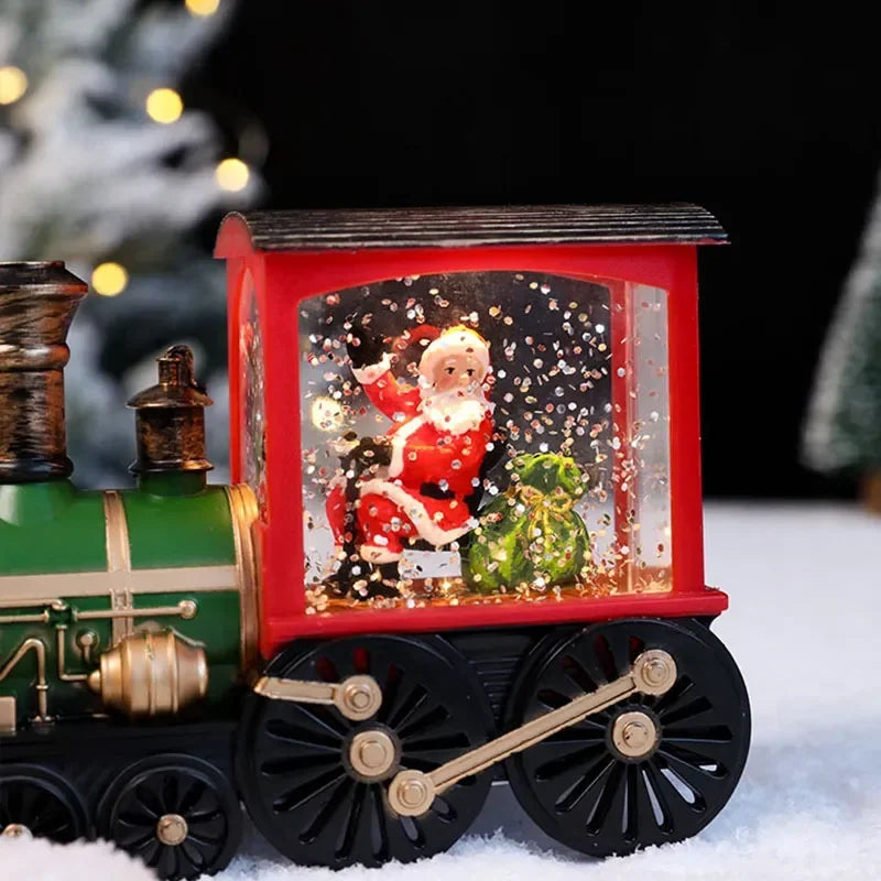 Christmas Train Crystal Ball