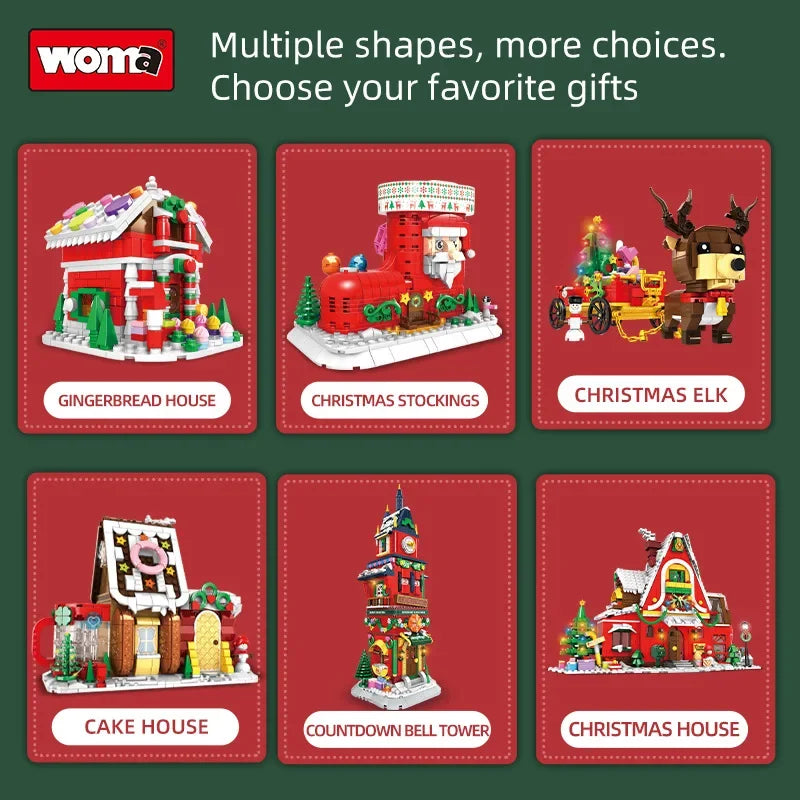 Winter Christmas House Model