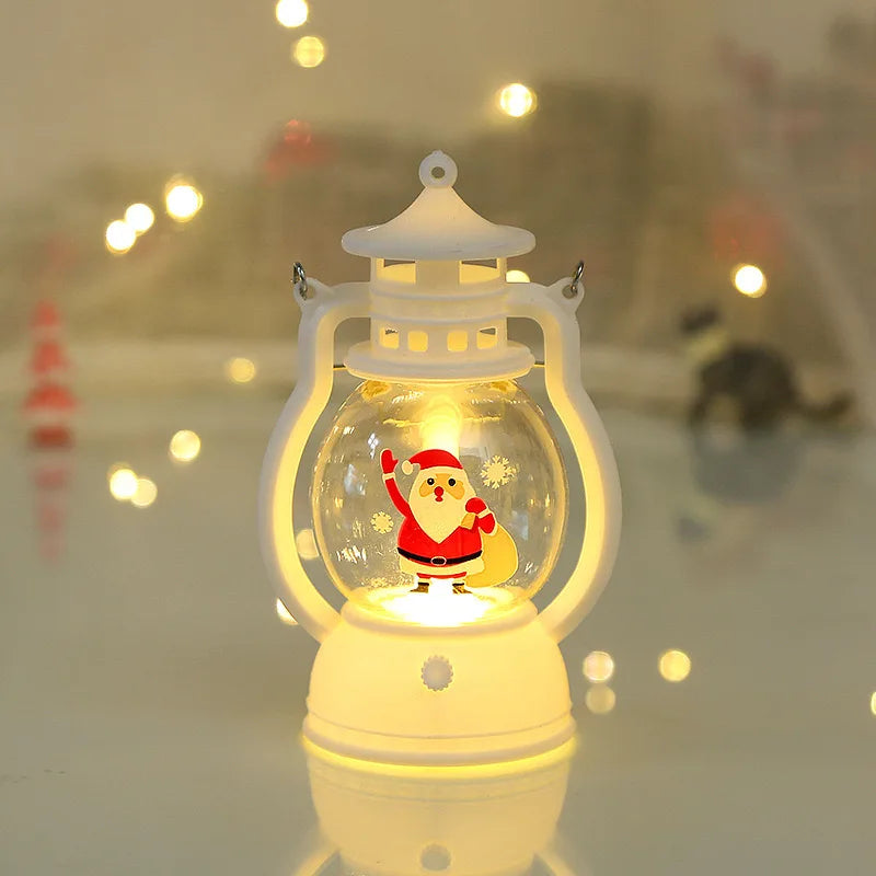 LED Santa & Snowman Lanterns