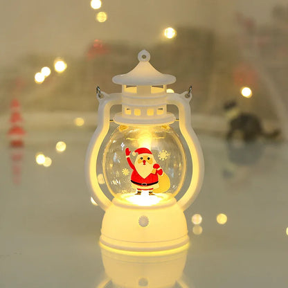 LED Santa & Snowman Lanterns