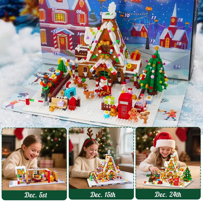 Christmas Advent Gingerbread House Toy