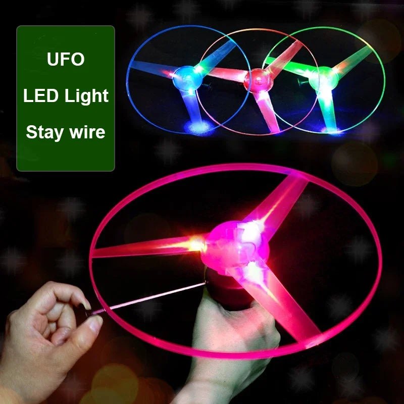 LED UFO Spinning Toy
