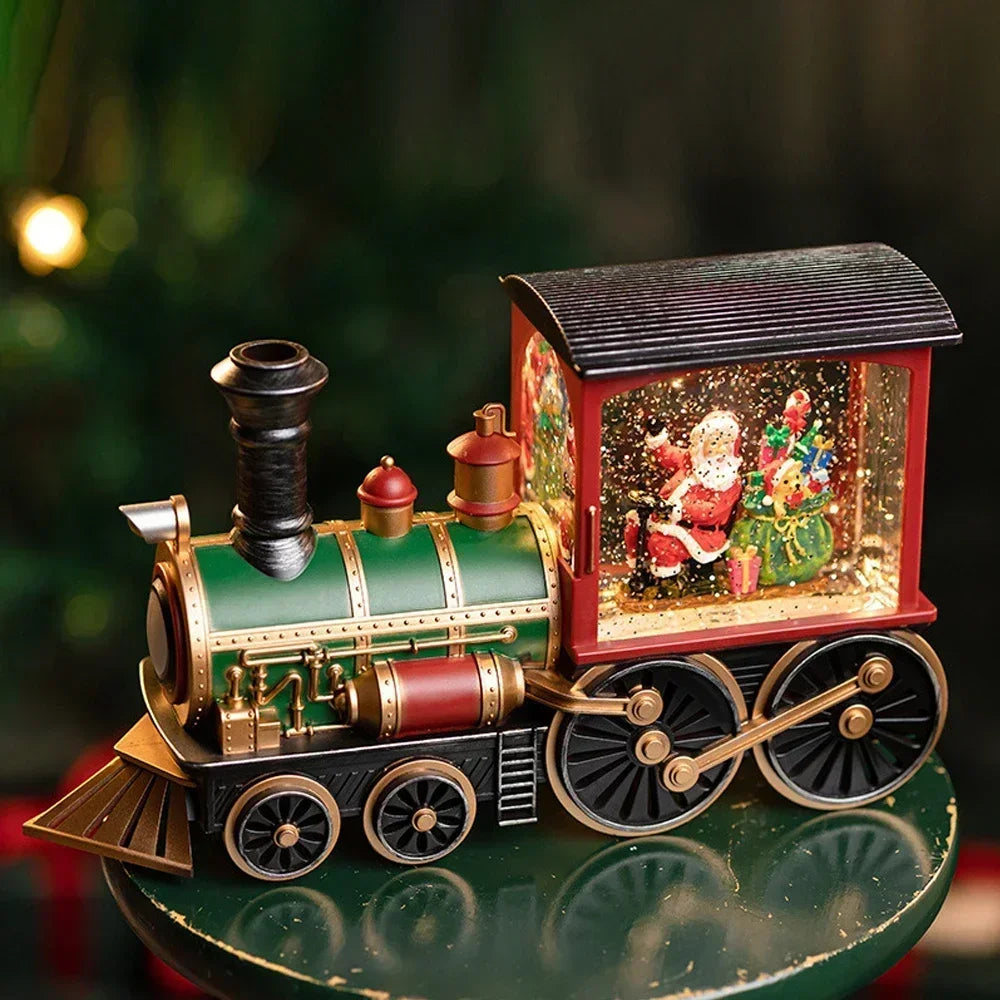 Christmas Train Crystal Ball