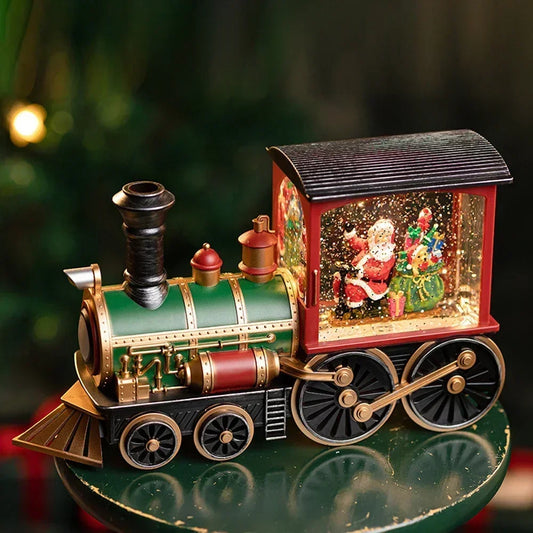 Christmas Train Crystal Ball