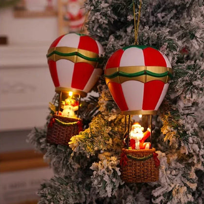 LED Christmas resin ornaments