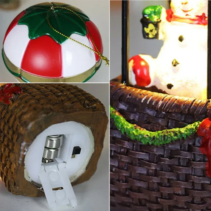 LED Christmas resin ornaments