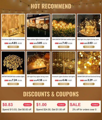 Outdoor Christmas String Lights