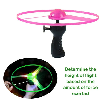 LED UFO Spinning Toy