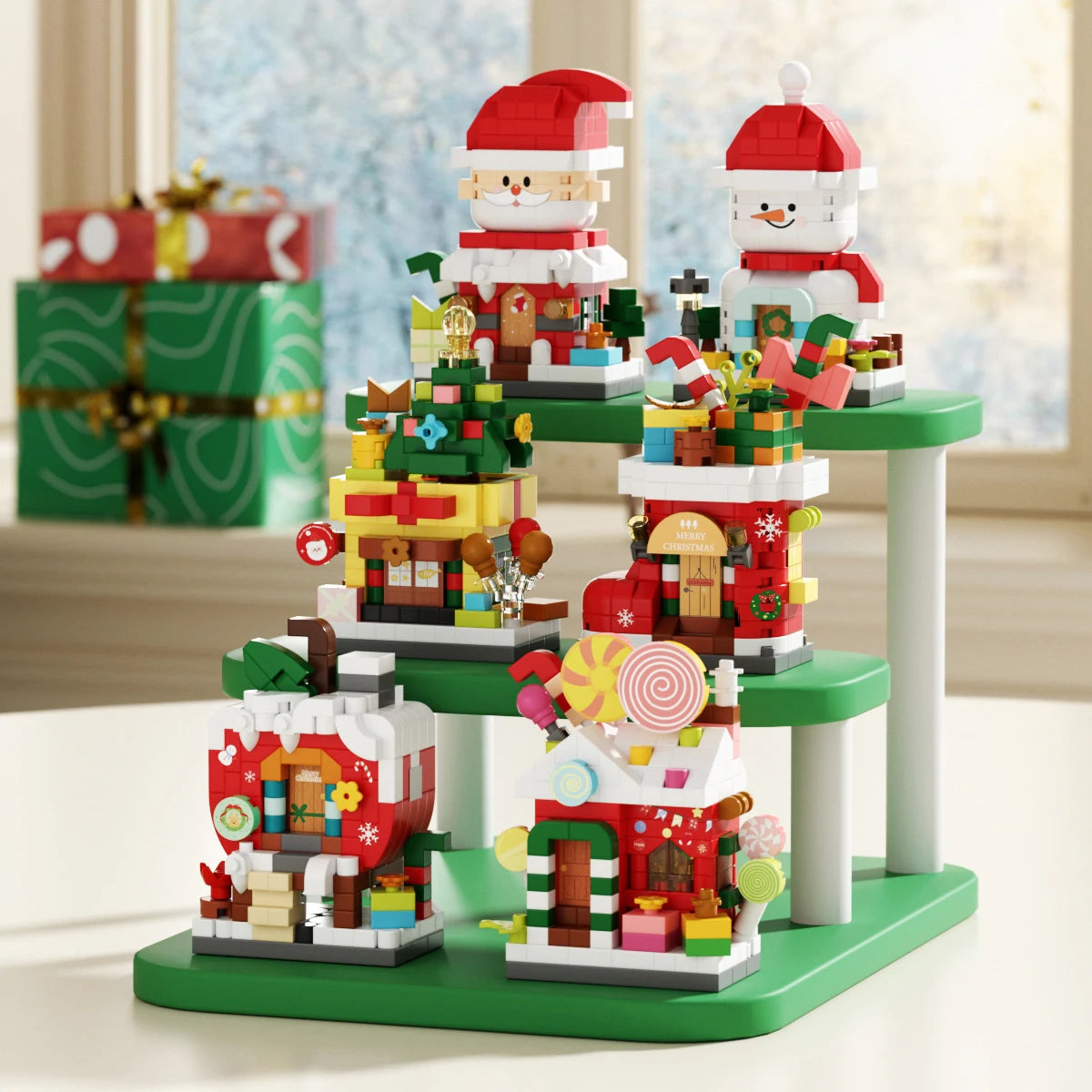 Santa Claus micro building blocks