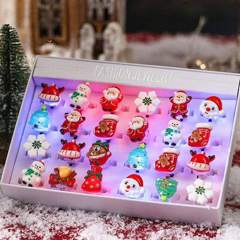 24PCS LED Light-Up Rings