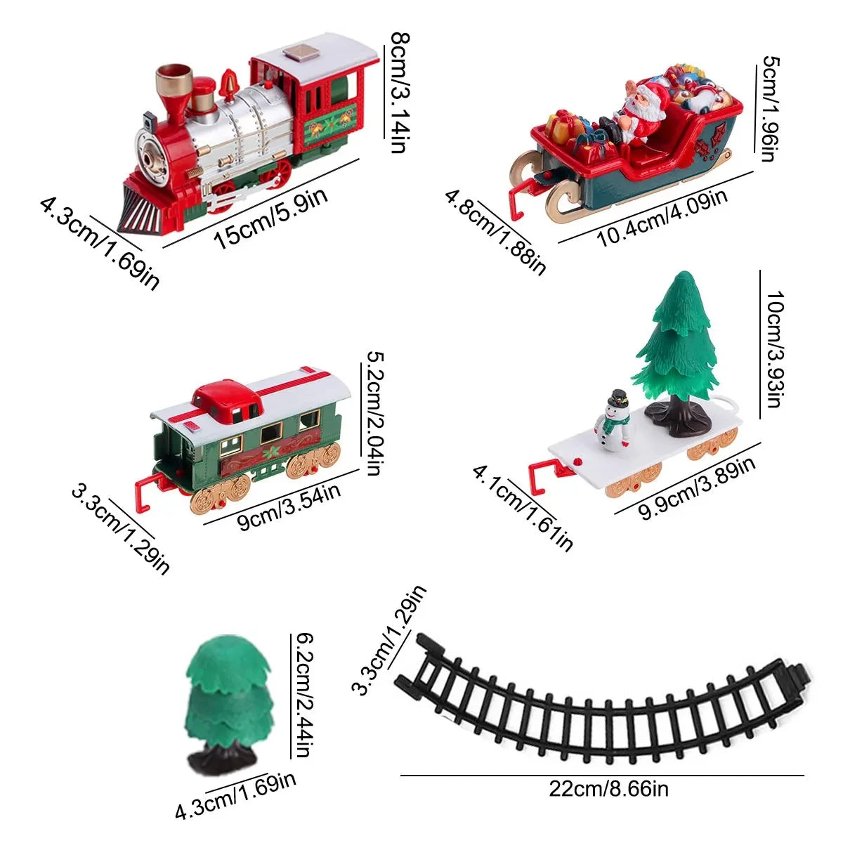 Electric Christmas Train Set